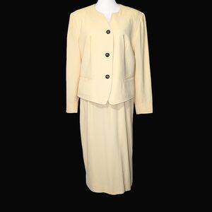 VINTAGE LILLI ANN 100% WOOL SOPHISTICATED FEMININE SILHOUETTE 70's SKIRT…